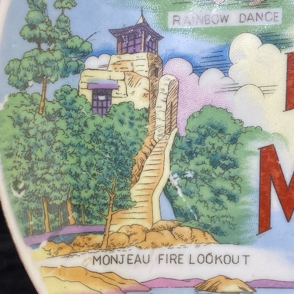 Vintage, 8.25” New Mexico Souvenir State China Hanging Plate - Picture 13 of 16